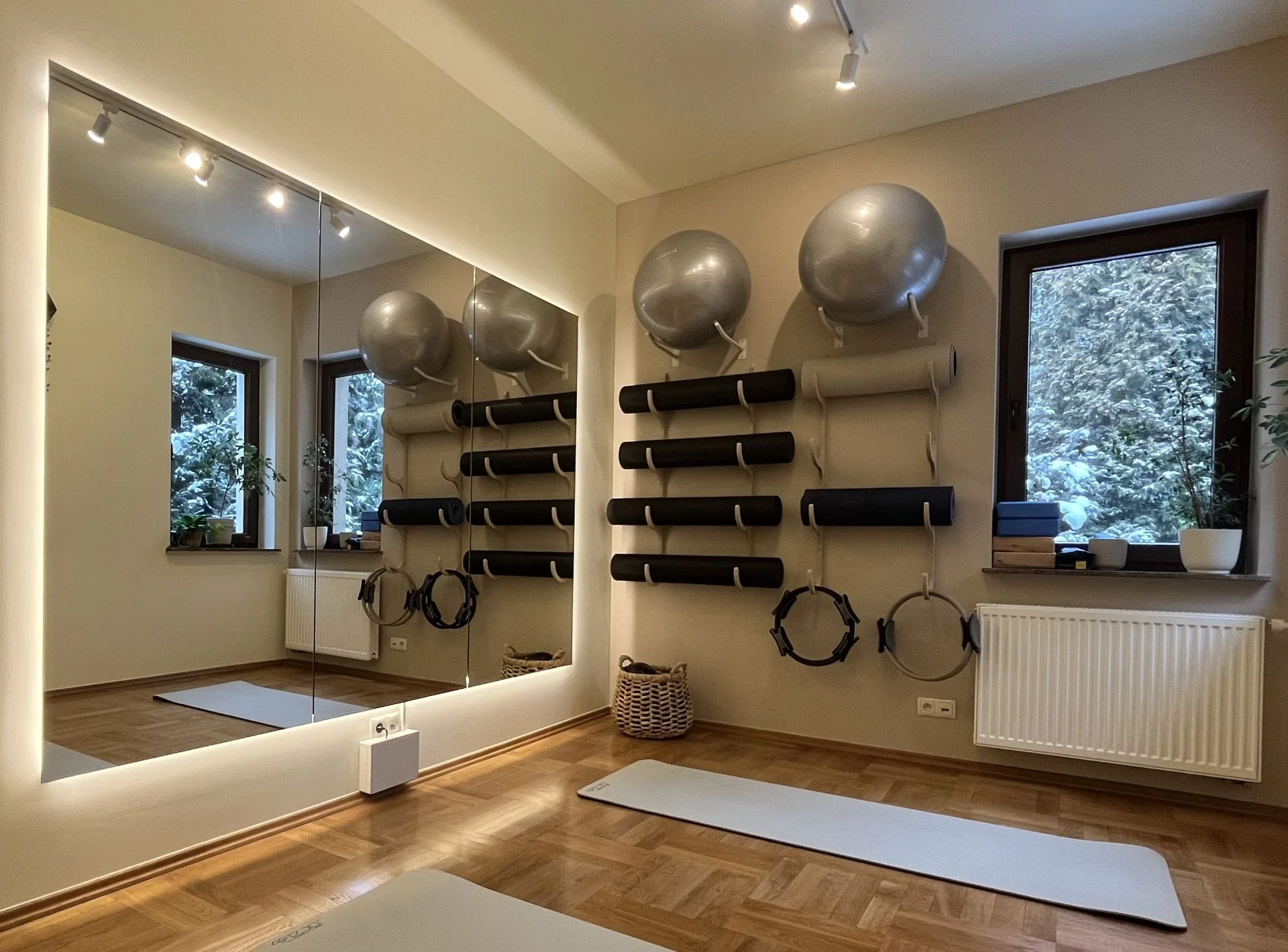 Wnętrze studia Aluna Pilates